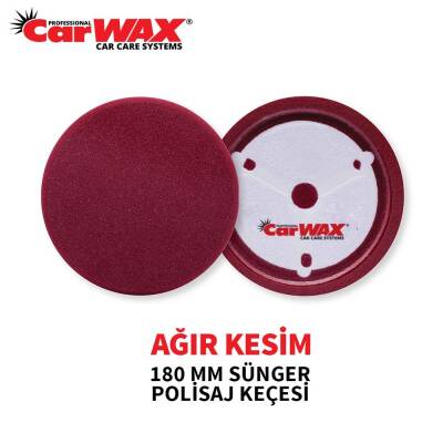 CARWAX PASTA SÜNGER PED (BORDO) 16 CM - 1