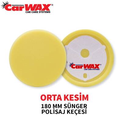 CARWAX PASTA SÜNGER PED (SARI) 16 CM - 1